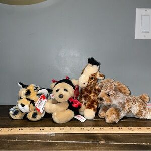 Aurora small plush bundle Set of Four Plush Animal Toys